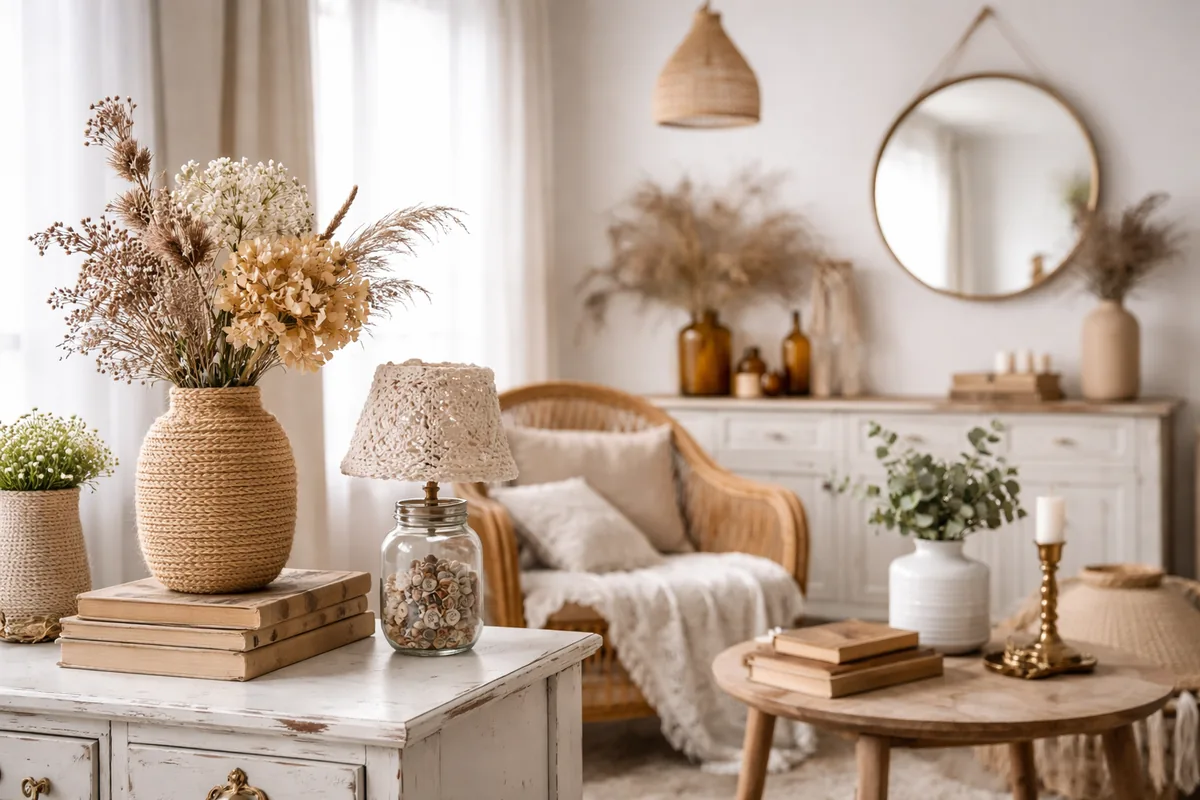 Comment utiliser des objets DIY pour une décoration intérieure vintage chic