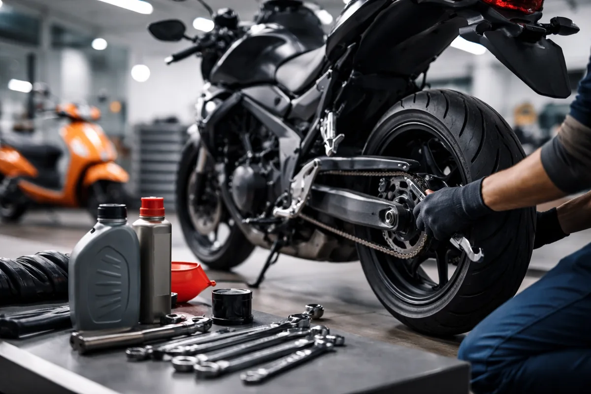 Quelle est la fréquence d'entretien recommandée pour une moto ou un scooter