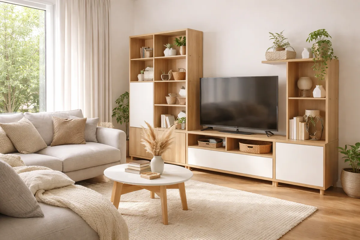 Comment choisir un meuble de rangement adapté à un petit salon