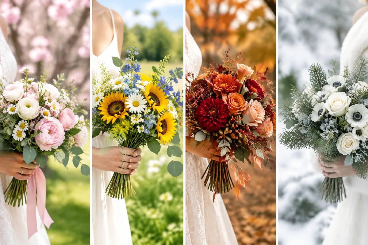 Comment choisir les fleurs de mariage selon la saison et leur tenue