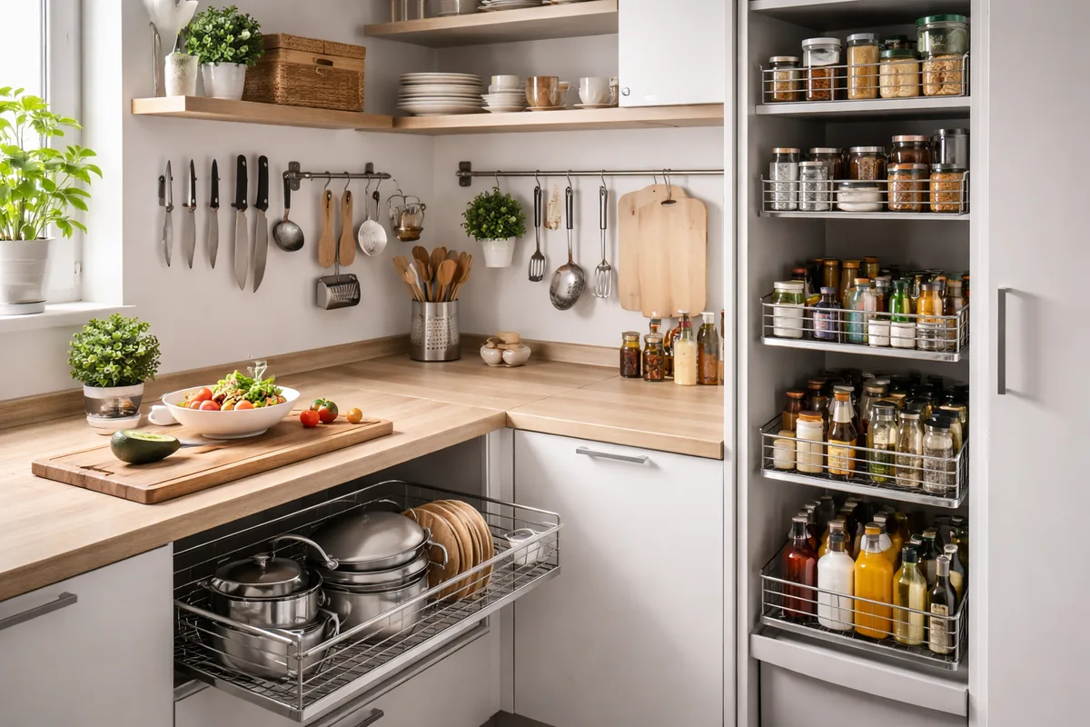 Comment choisir des accessoires de cuisine pour gagner de l'espace