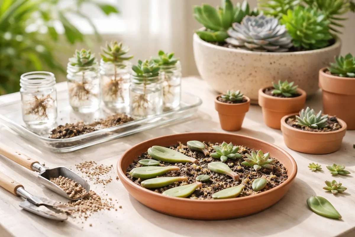 Quelle est la meilleure façon de propager des succulentes à la maison