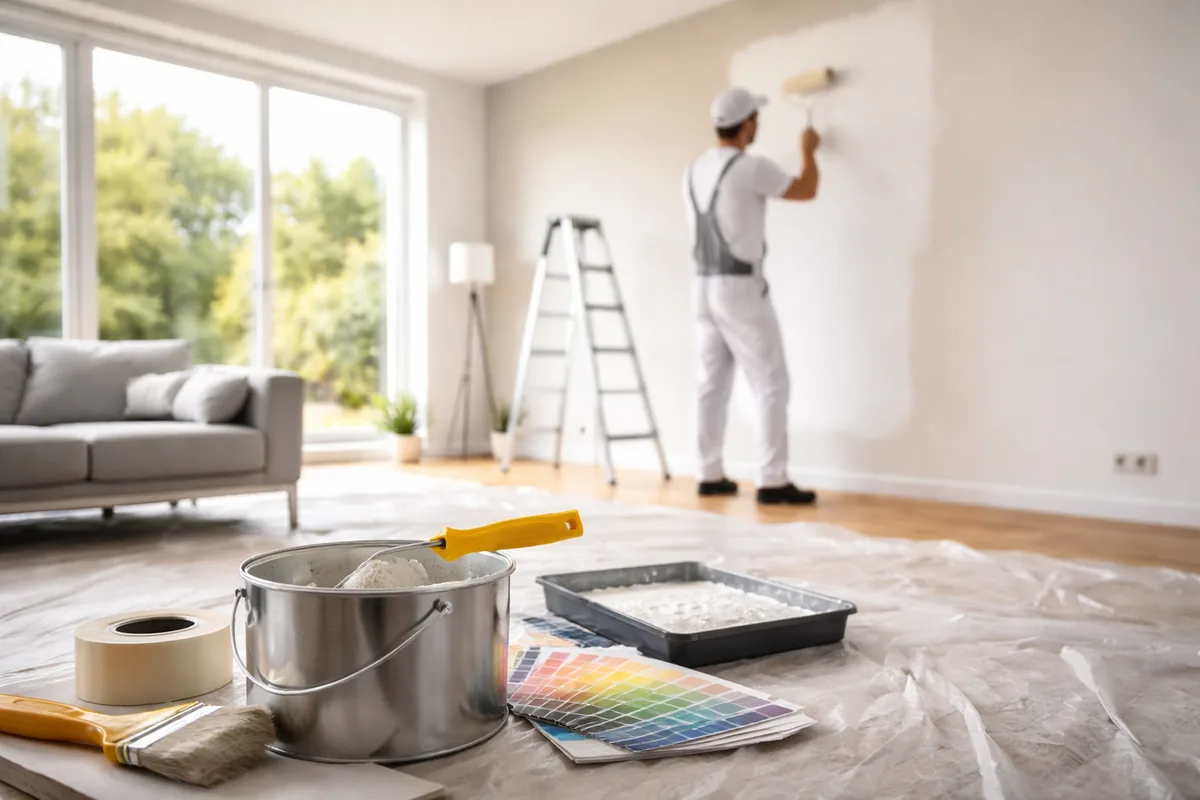 Quel est le coût moyen pour refaire la peinture d'une maison de 100 m²